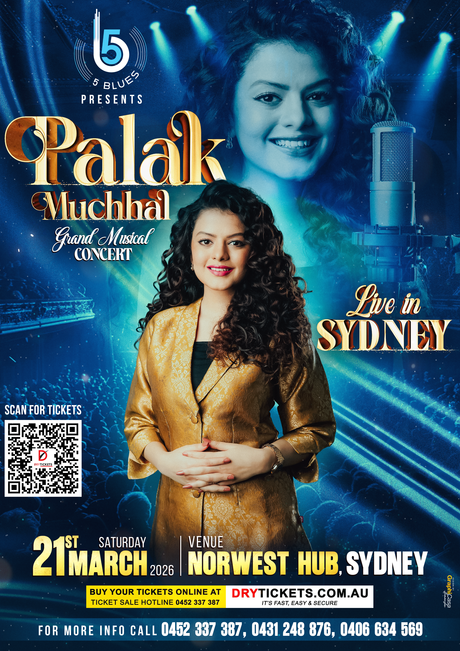 Palak Muchhal Live In Sydney 2026 - The Grand Musical Concert