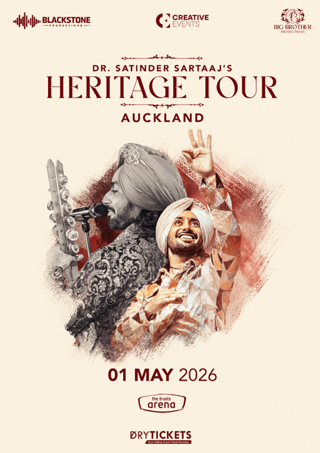 Dr. Satinder Sartaaj - Live In Concert - The Heritage Tour - Auckland (NZ) 2026 — Buy Tickets