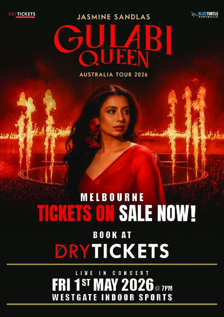 Jasmine Sandlas - Gulabi Queen Australia Tour Melbourne 2026 — Buy Tickets