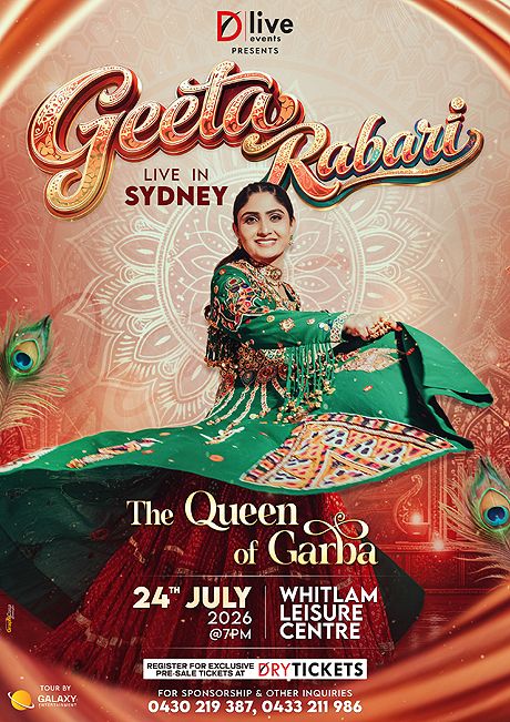 Geeta Rabari - The Queen of Garba - Live in Sydney 2026 — Buy Tickets